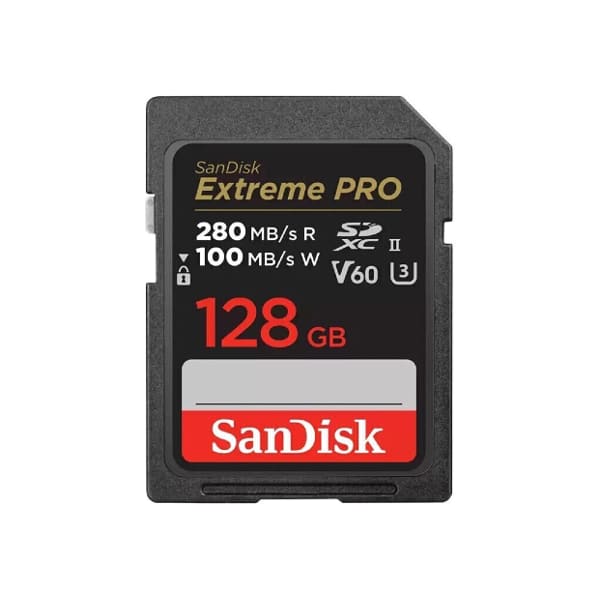 Sandisk Extreme Pro SDXC UHS-II 128GB 280MB/s V60 Sandisk Extreme Pro SDXC UHS-II 128GB 280MB/s V60